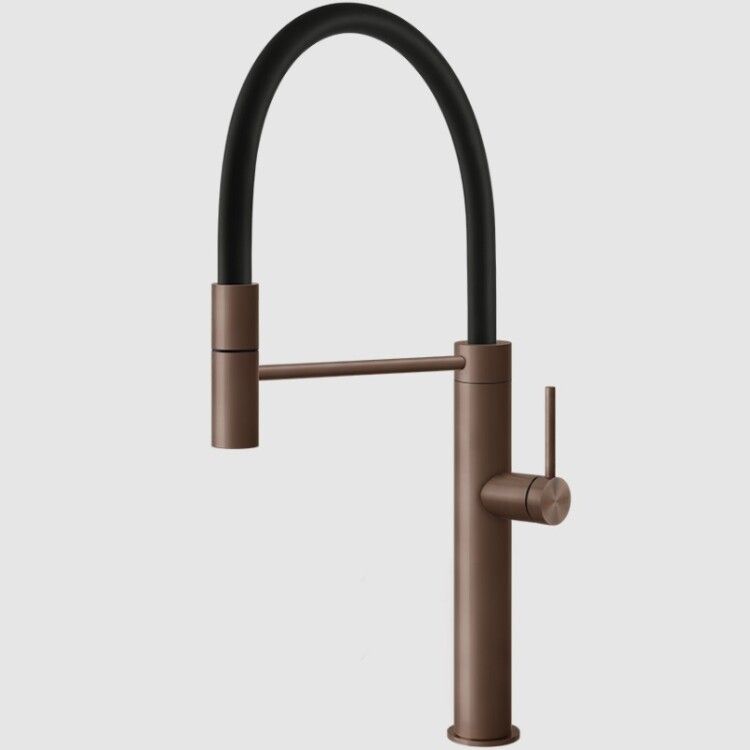 Смеситель для кухни Gessi 316 Copper Brushed PVD 60010708