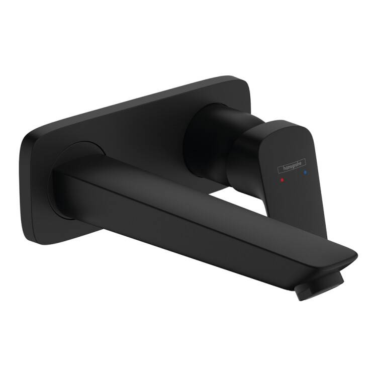 Смеситель для раковины Hansgrohe Logis скрытого монтажа черный матовый 71220670