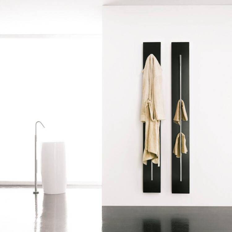 Полотенцесушитель электрический Antrax IT Teso 250x1700 мм черный матовый рейлинг хром ECTSV170001TNEOP