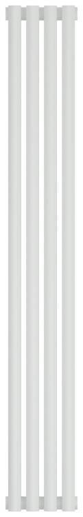Дизайн-радиатор Сунержа Эстет-00 2-трубный 1200x180 мм 4 секции белый матовый 30-0332-1204