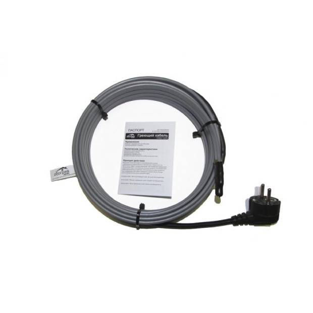 Кабель нагревательный саморегулирующийся Обогрев Люкс Обогрев труб 4 м Обогрев труб-4