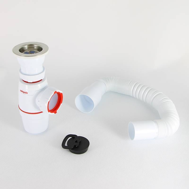 Сифон для раковины Wirquin NEO 1 1/2 x 40 мм с гофротрубой 800 мм 30987067