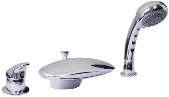 Смеситель на борт ванны Boheme Niagara 389 хром 389