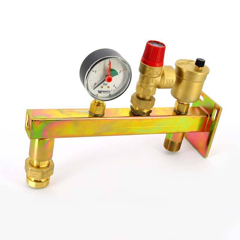 Консоль для расширительного бака Watts GAG/MR с группой безопасности 3/4 3 бар 50 кВт 10017885