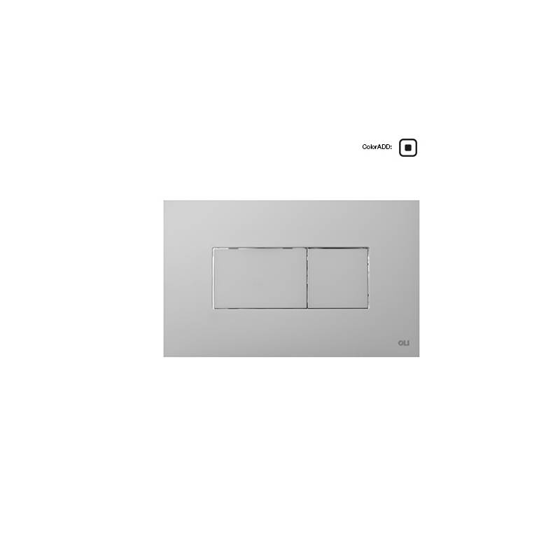 Кнопка смыва OLI KARISMA пневматическая матовый хром 641006