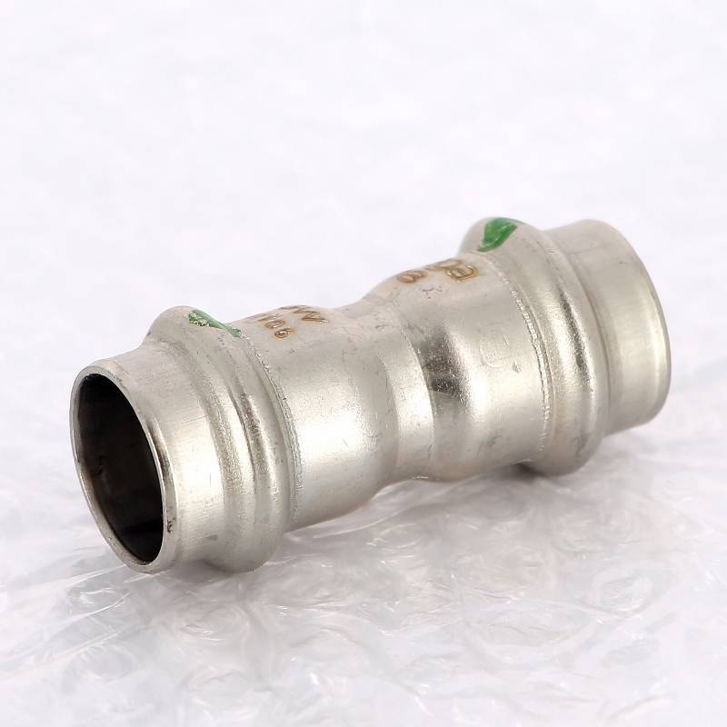 Муфта пресс Viega Sanpress Inox 18 мм нержавеющая сталь 436162