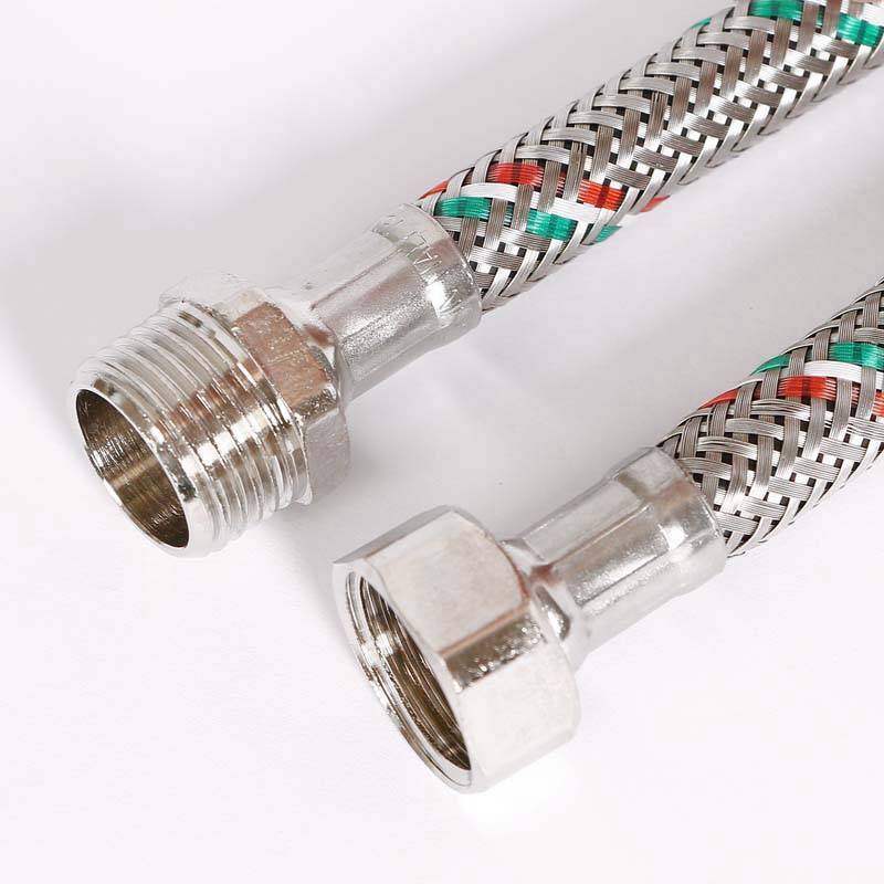 Гибкая подводка для воды Uni-Fitt 1/2 НВ 250 см нержавеющая сталь 501S2025