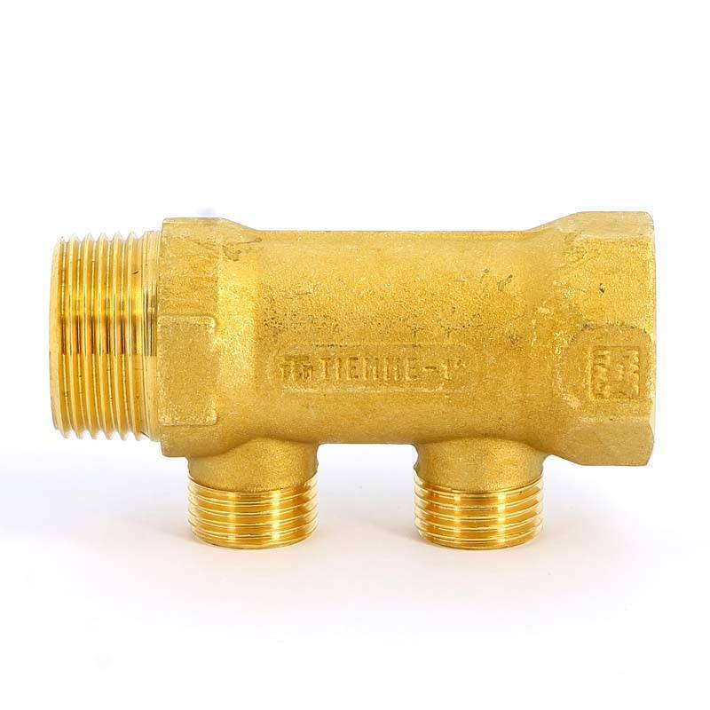 Коллектор проходной Tiemme 2 выхода 1 x 1/2 HP-HP 36 мм 1910020