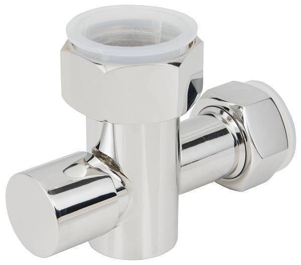 Вентиль запорный с клапаном Стилье скрытый G1 НГ x G3/4 НГ без покрытия 01101-1034