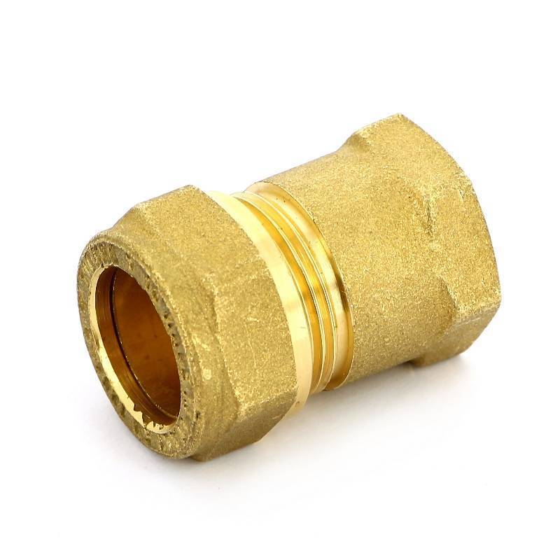 Муфта обжимная Tiemme 1100 18 мм х 1/2 ВР латунная 1100024