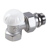 Клапан отсечной Giacomini угловой 1 1/4 хром R14X036