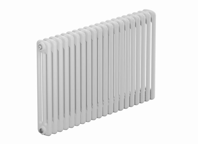 Радиатор трубчатый RIFAR TUBOG 3052 3-трубчатый 24 секции боковое подключение 3/4 RAL 9016 3052-24-B1