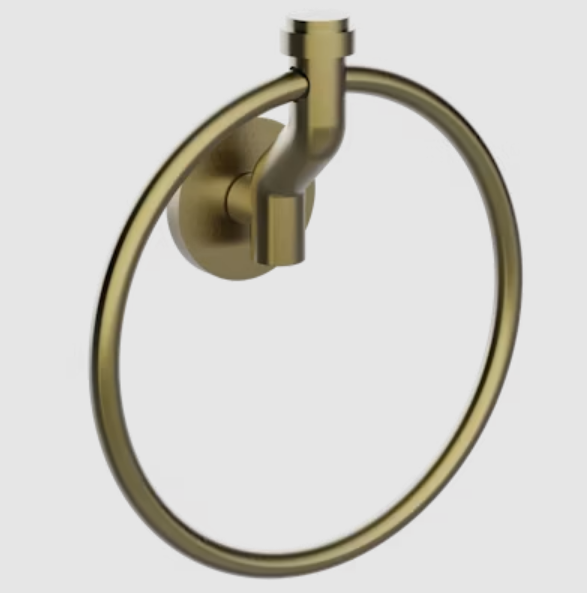 Полотенцедержатель-кольцо THG Marcel with lever 180x61 мм Matt coated bronze U3R-D05-504N