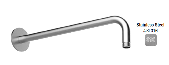 Держатель верхнего душа Almar 316 Stainless Steel настенный сталь E021093316