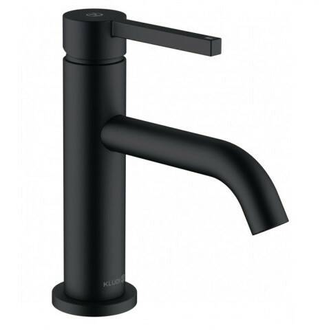 Смеситель для раковины Kludi Nova Fonte Pura XL однорычажный черный матовый 202663915