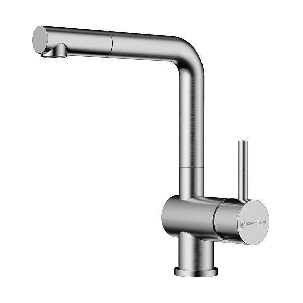 Смеситель для кухни Omoikiri Tanigawa S-BN нержавеющая сталь 4994241