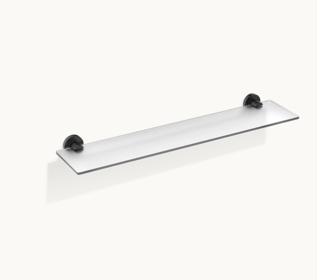 Полка стеклянная Decor Walther Basic GLA60 600x140x50 мм черный матовый 0531660