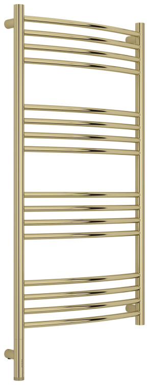 Полотенцесушитель электрический Сунержа Богема 3.1 выгнутая 1000x500 мм МЭМ нижнее левое подключение шампань HOG02060021050