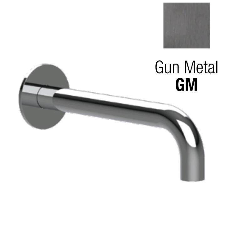 Излив настенный Almar Waterfalls с круглым отражателем Gun Metal Brushed PVD E098007GM