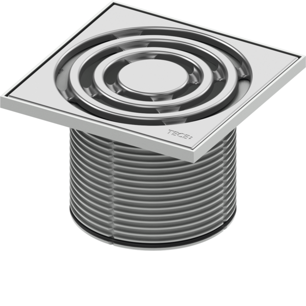 Решетка для трапа TECEdrainpoint S Steel II 150x150 мм нержавеющая сталь 3660003