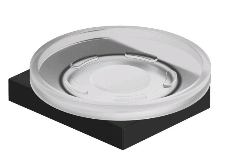 Мыльница Kludi VELA C 110x112x30 мм черный матовый 3198539