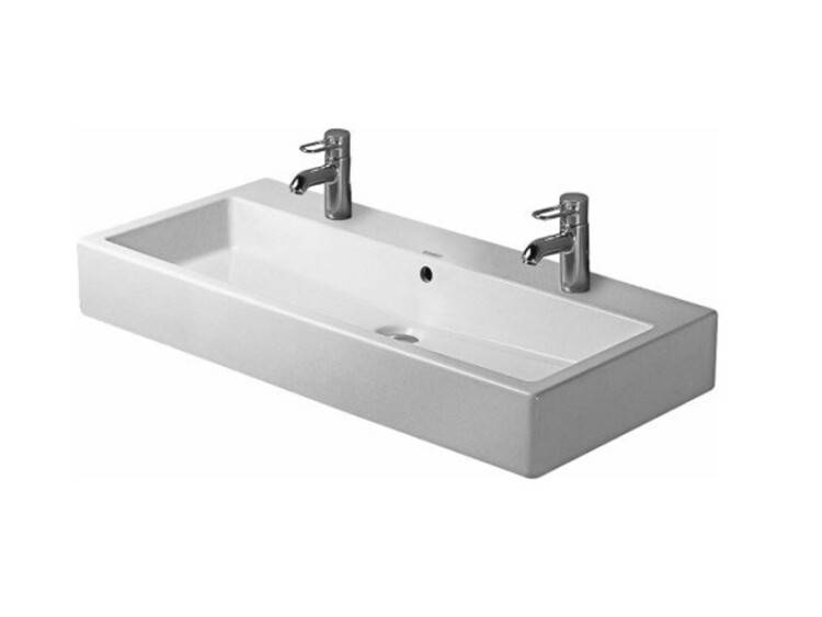 Раковина Duravit Vero 1000х470х175 мм 2 отверстия для смесителя 0454100024