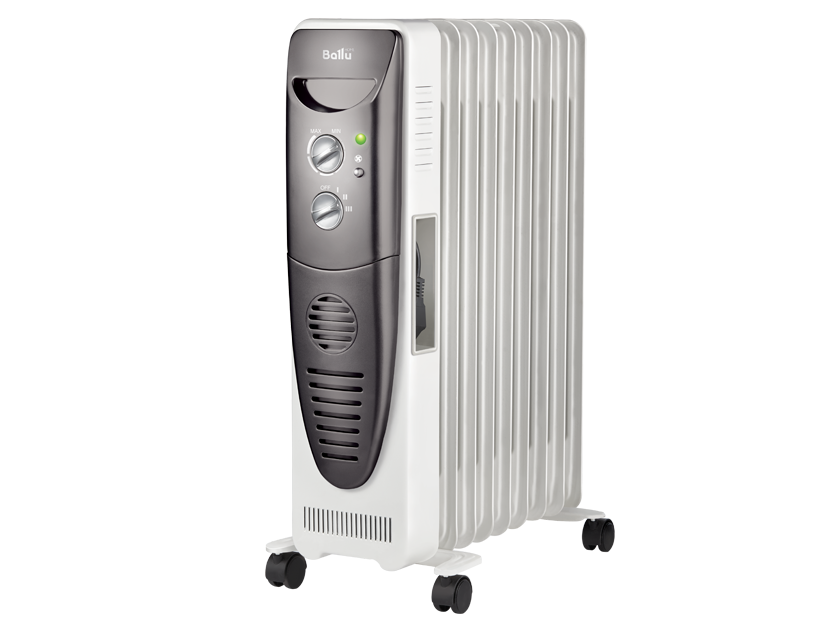 Масляный радиатор Ballu Turbo BOH/TB-09FH 2000 Вт 9 секций с тепловентилятором BOH/TB-09FH