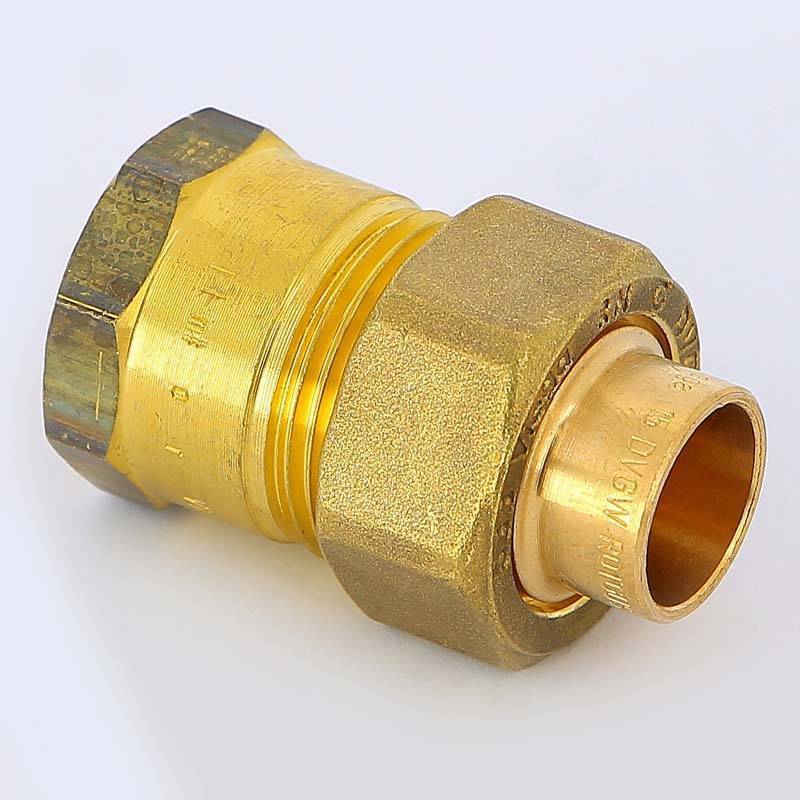 Разъемное соединение Viega 15 мм x 1/2 пайка-В с коническим уплотнением 103422