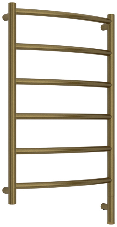 Полотенцесушитель электрический Сунержа Галант 3.1 800x500 мм МЭМ нижнее справа состаренная бронза 05-6001-8050