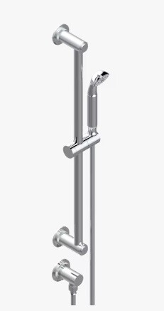 Душевой гарнитур THG Hamptons with lever handles 655 мм цвет никель PVD G4SH5558