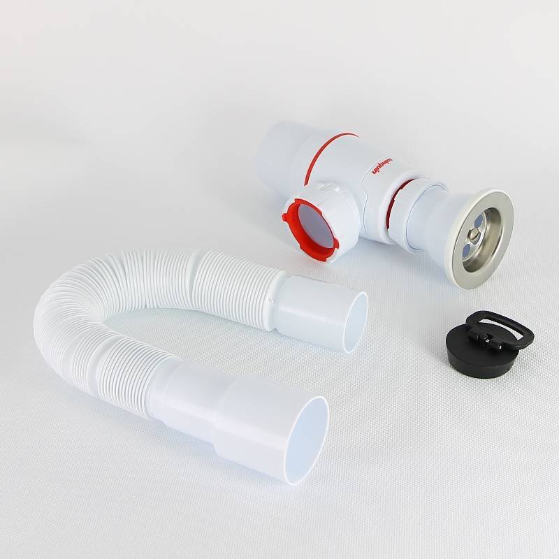 Сифон для раковины Wirquin NEO 1 1/2 x 40 мм с гофротрубой 800 мм 30987067