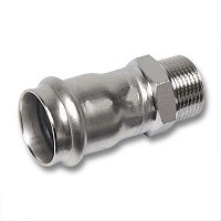 Ниппель переходной Viega Sanpress Inox G 108 мм x 4 пресс-резьба 441998