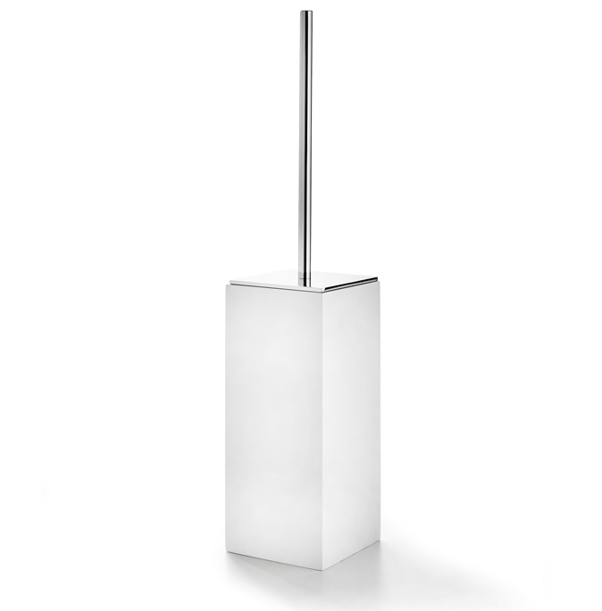 Ершик для туалета напольный 3SC BeMood 105х105х500 мм белый/хром BEMW17ASL