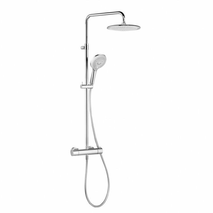 Душевая стойка Kludi Freshline Dual Shower System без смесителя хром 6709205-00
