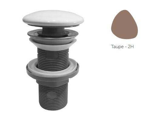 Донный клапан ISVEA Complementaries для раковины коричневый матовый 38TP0164I