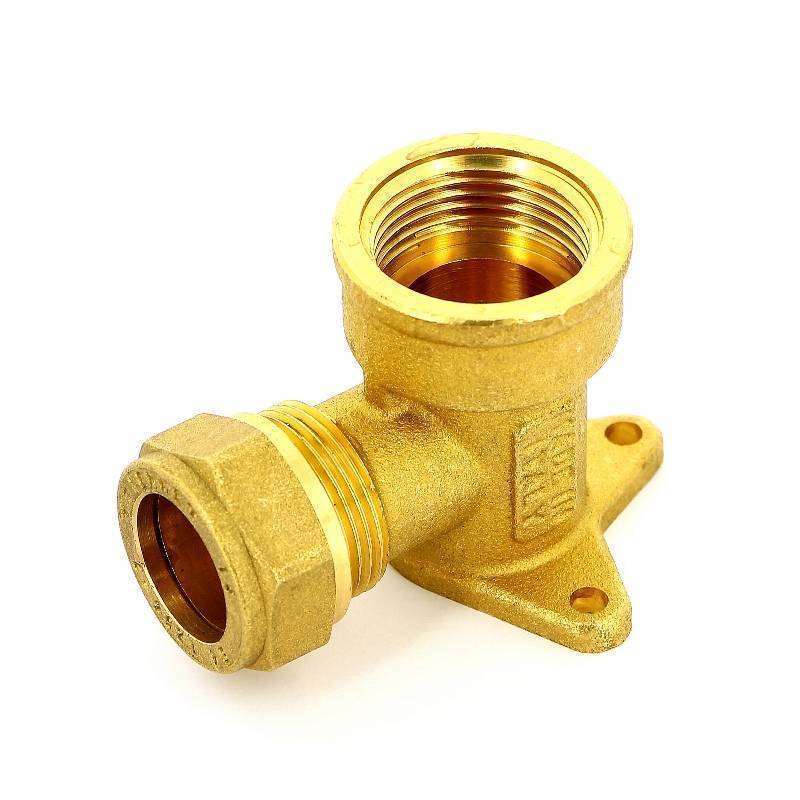 Водорозетка обжимная Tiemme 15x3/4 ВР латунь 1100208