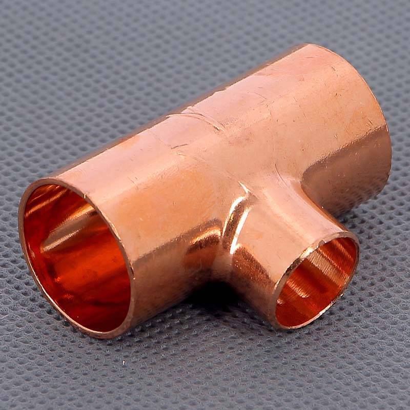 Тройник медный под пайку Viega 22х15х22 мм 100445