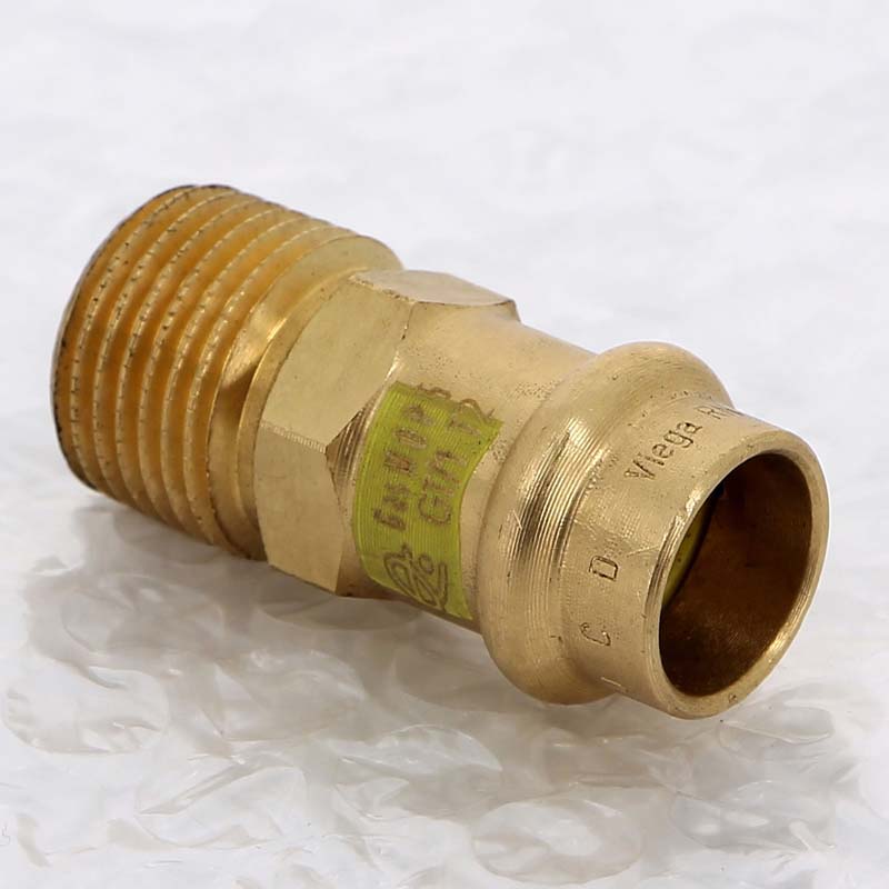 Муфта разъемная Viega Profipress G 15x1/2 пресс-НР бронза 397036
