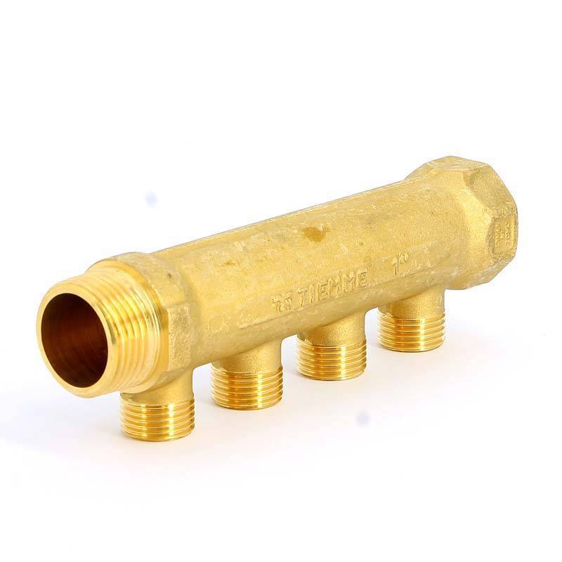 Коллектор Tiemme 1910 1 НВ 4 выхода 1/2 Н 36 мм 1910005