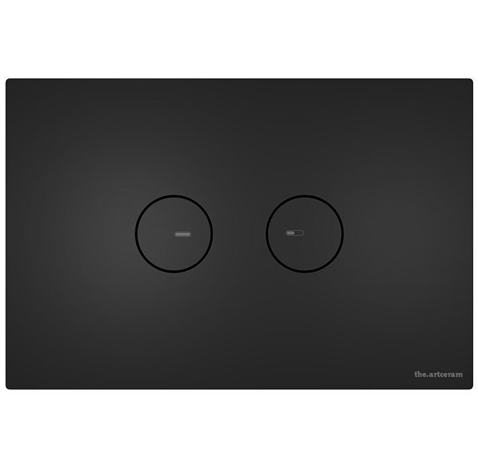 Клавиша смыва Artceram Inox 715 для унитаза 245х165 мм черный металл брашированный PVD 715000AB