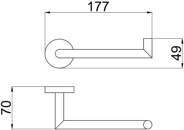 Держатель туалетной бумаги Allen Brau Priority хром 6.31007-00