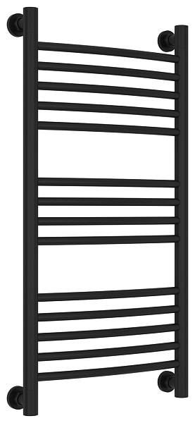 Полотенцесушитель водяной Сунержа Богема+ с полкой 400x800 мм матовый черный 31-0221-8040