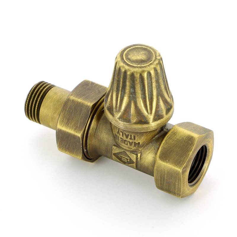 Вентиль обратный Carlo Poletti Artistic прямой НВ 1/2 бронза V67810MA