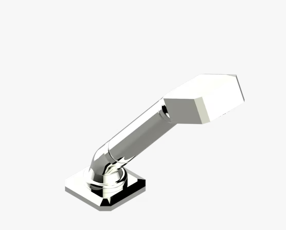 Ручной душ THG Metropolis Clear crystal with lever 50 мм цвет никель A2BB0160A