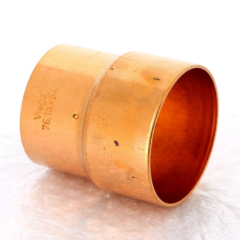 Муфта редукционная однораструбная Viega 76х64 мм под пайку 594206