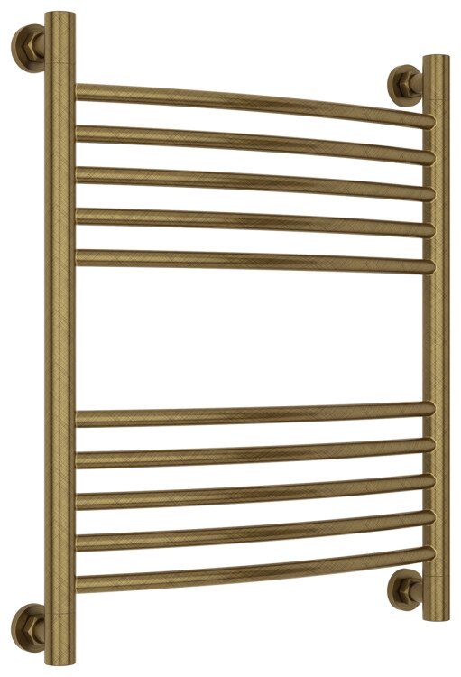 Полотенцесушитель водяной Сунержа Богема выгнутая 600x500 мм состаренная бронза 05-0221-6050