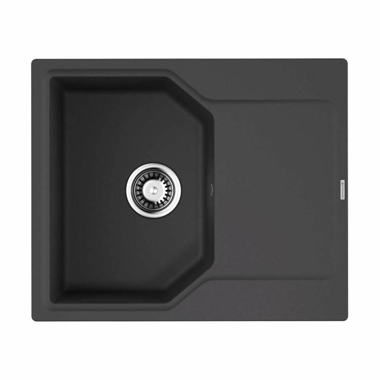 Кухонная мойка OMOIKIRI Yonaka 615x510 мм 4 отверстия чёрный 4993638