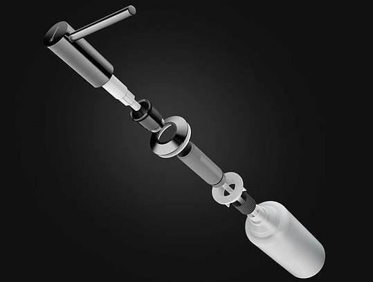 Дозатор для кухни Omoikiri OM-02-GM вороненая сталь 4995006