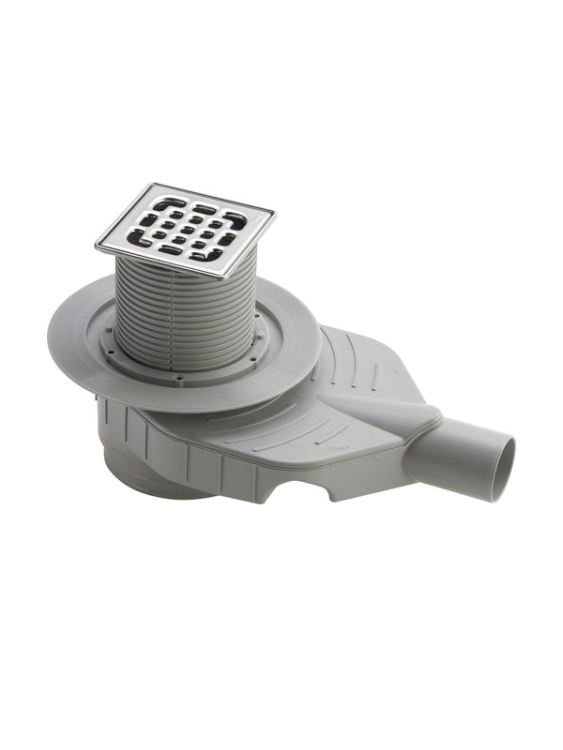 Трап для душа Viega Advantix 220x220x110 мм серый 669195