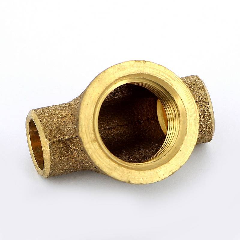 Тройник бронзовый под пайку IBP 4130G 12х1/2 ВР 4130G 12x1/2